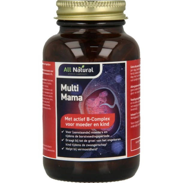 All Natural Multi mama (60 Vegetarische capsules)