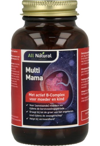 All Natural Multi mama (60 Vegetarische capsules)