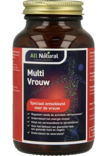 All Natural Multi vrouw (90 Capsules)