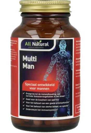 All Natural Multi man (90 Capsules)