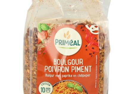 Primeal Bulgur met paprika en Spaanse peper bio (300 Gram)