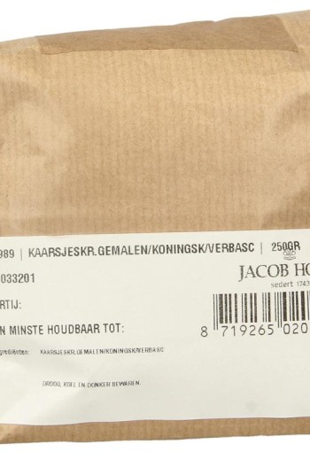 Jacob Hooy Kaarsjeskruid verbascum koningskaars gemalen (250 Gram)