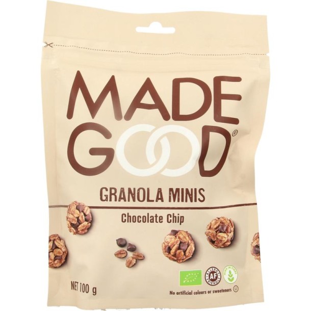 Made Good Granola minis chocolate chip bio (100 Gram)