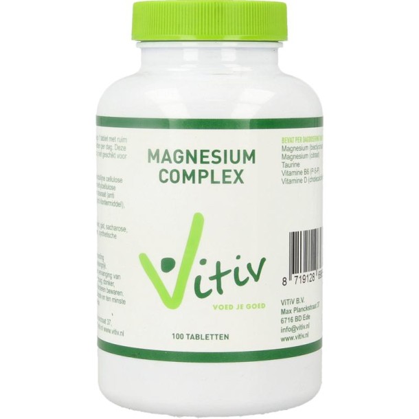 Vitiv Magnesium complex met taurine (100 Tabletten)