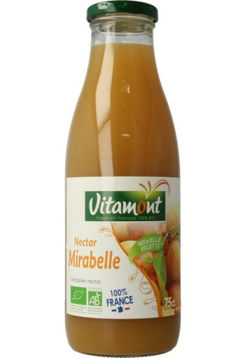 Vitamont Mirabelle pruim nectar bio (750 Milliliter)