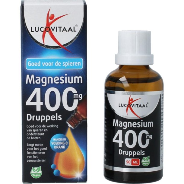 Lucovitaal Magnesium 400mg druppels (50 Milliliter)
