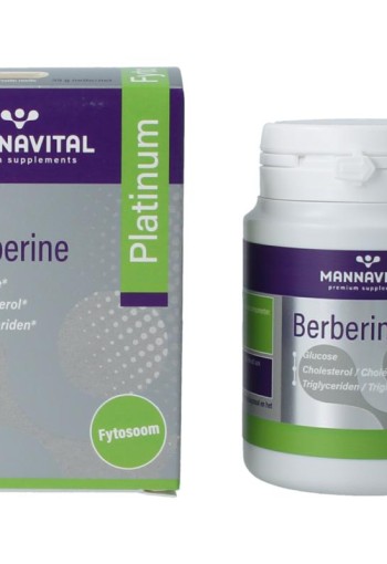 Mannavital Berberine platinum (60 Vegetarische capsules)