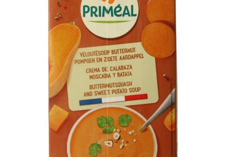 Primeal Soep flespompoen zoete aardappel bio (1 Liter)