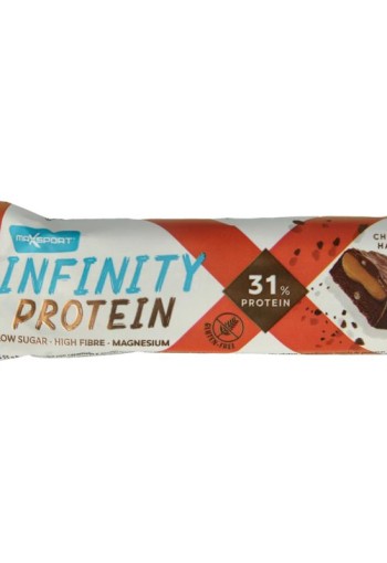 Maxsport Protein infinity reep chocolat-hazelnut (55 Gram)
