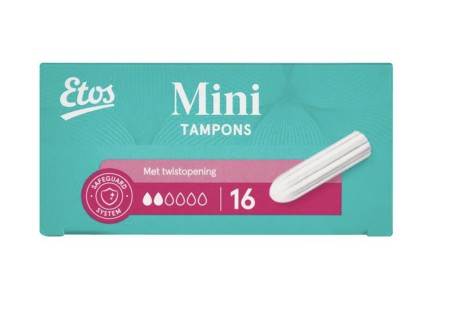 Etos Tam­pons mi­ni 16 stuks