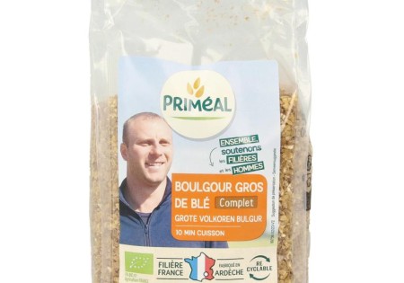 Primeal Tarwe bulgur Frankrijk bio (400 Gram)