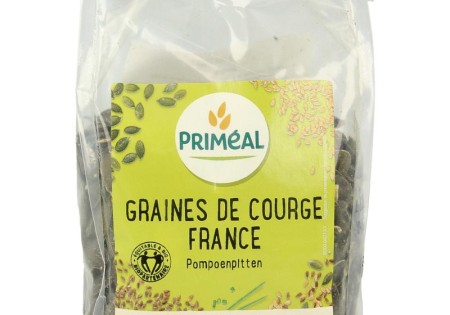 Primeal Pompoenpitten uit Frankrijk bio (250 Gram)