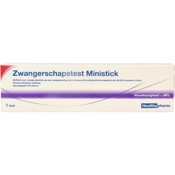 Healthypharm Zwangerschapstest mini (1 Stuks)