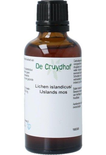 Cruydhof Lichen island / ijsland mos tinctuur (50 Milliliter)