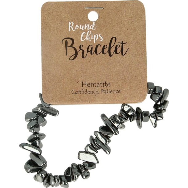 Steengoed Splitarmband hematiet (1 Stuks)
