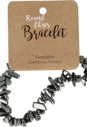 Steengoed Splitarmband hematiet (1 Stuks)