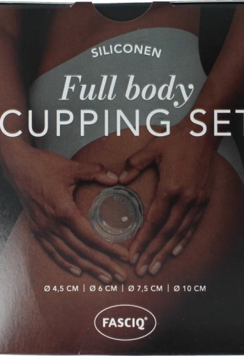 Fasciq Full body cupping set (4 Stuks)
