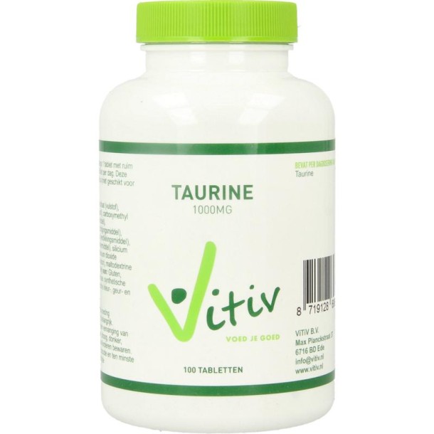 Vitiv Taurine 1000mg (100 Tabletten)
