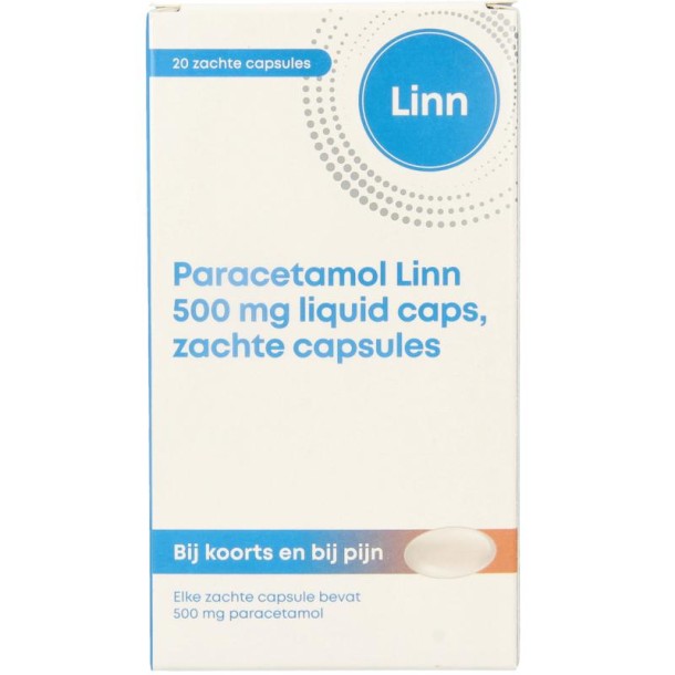 Linn Paracetamol 500mg liquid caps (20 Capsules)