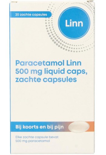 Linn Paracetamol 500mg liquid caps (20 Capsules)