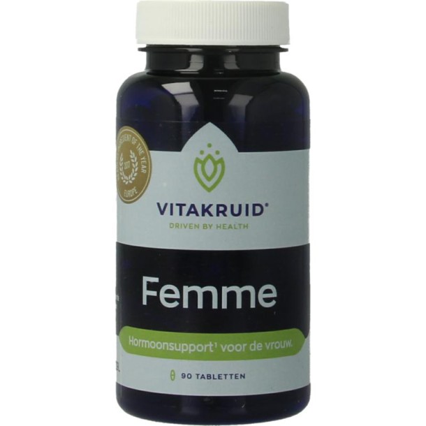 Vitakruid Femme Hormoonsupport oa Maca & Saffraan (90 Tabletten)