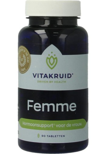 Vitakruid Femme Hormoonsupport oa Maca & Saffraan (90 Tabletten)