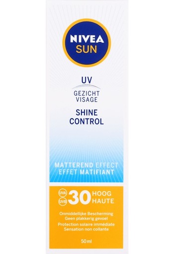 NIVEA SUN UV Gezicht Shine Control Gezicht Visage SPF30 50 ml