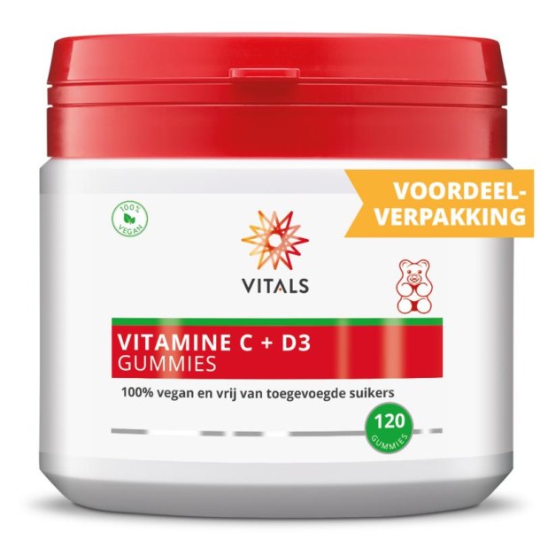 Vitals Vitamine C + D3 (120 Gummies)