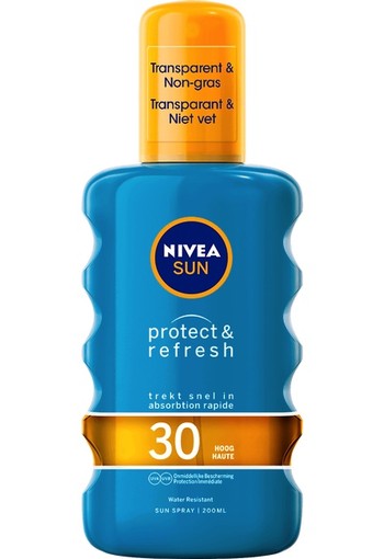 NIVEA SUN Protect & Refresh Transparante Spray SPF30 200 ml