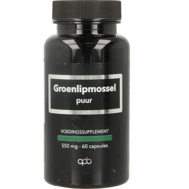 Apb Holland Groenlipmossel extract puur forte 550mg (60 Vegetarische capsules)