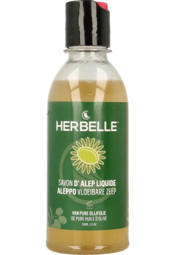Herbelle Aleppo zeep vloeibaar (250 Milliliter)