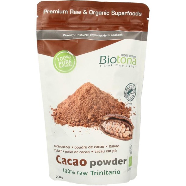 Biotona Cacao raw powder bio (200 Gram)