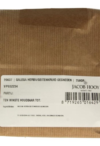 Jacob Hooy Galega/geitekruid (250 Gram)