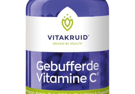Vitakruid Gebufferde Vitamine C met oa Zink OPC Quercetine (180 Vegetarische capsules)