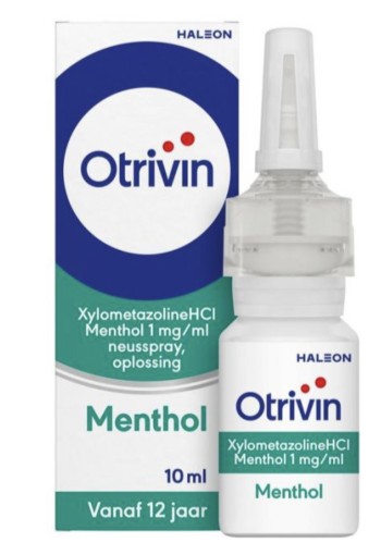Otrivin Menthol spray 12 jaar (10 Milliliter)