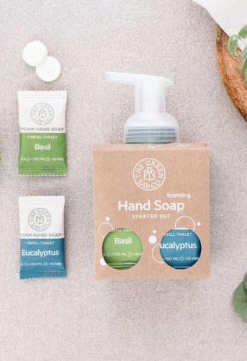 The Green Lab Co Handzeep startset eucalyptus basilicum (1 Set)