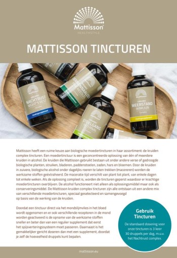 Mattisson Flyer tincturen serie (1 Stuks)