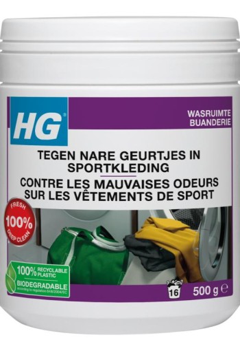 HG Tegen nare geurtjes sportkleding (500 Gram)