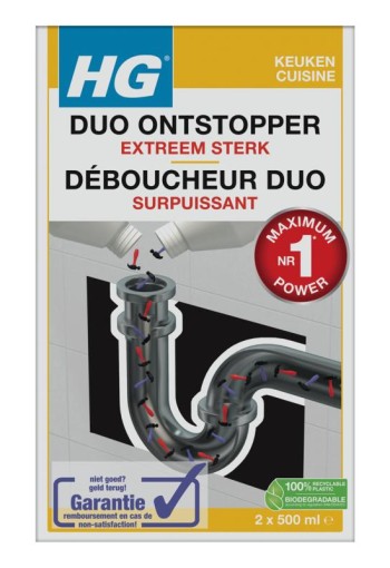 HG Duo ontstopper (1 Liter)