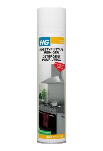 HG Roestvrijstaal reiniger (300 Milliliter)