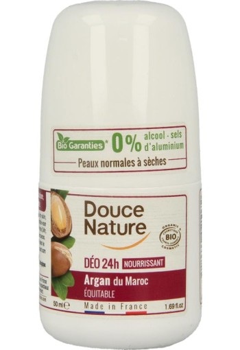 Douce Nature Deodorant roll on normale/droge huid bio (50 Milliliter)