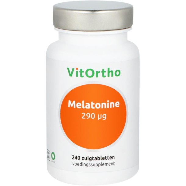 Vitortho Melatonine 290 mcg (240 Zuigtabletten)