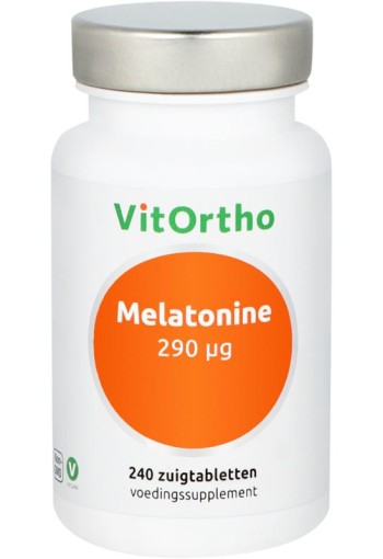 Vitortho Melatonine 290 mcg (240 Zuigtabletten)