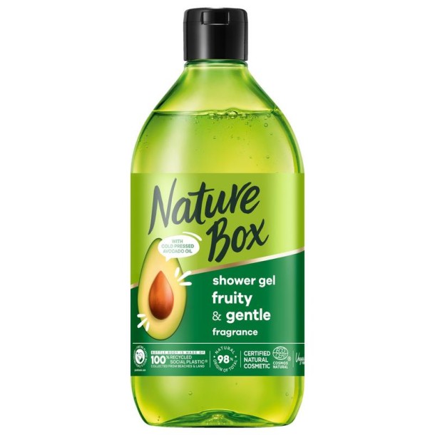 Nature Box Showergel avocado (385 Milliliter)