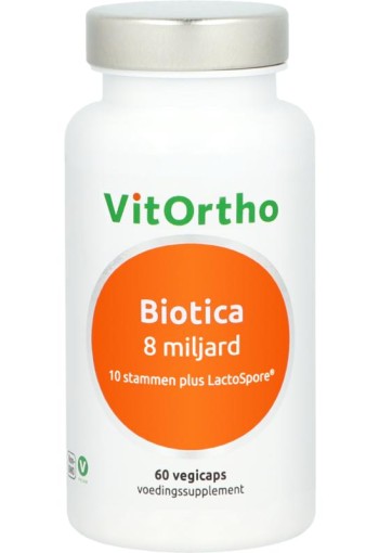 Vitortho Biotica 8 miljard vh probiotica (60 Vegetarische capsules)