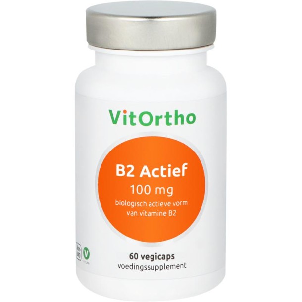 Vitortho B2 Actief 100 mg (60 Vegetarische capsules)