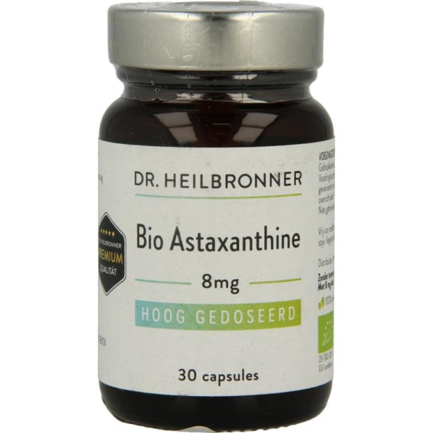 Dr Heilbronner Astaxanthine 8mg hoge dosis vegan bio (30 Capsules)