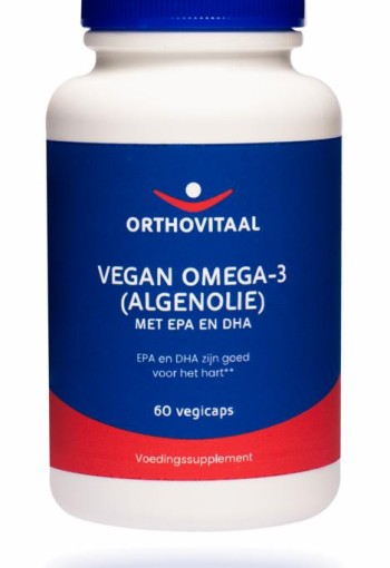 Orthovitaal Vegan omega 3 algenolie (60 Vegetarische capsules)