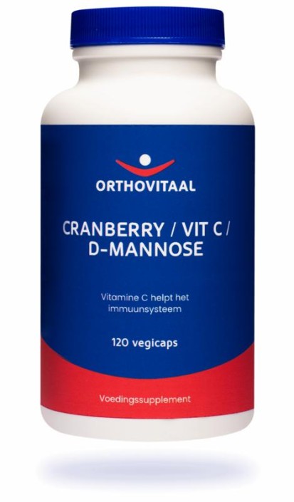 Orthovitaal Cranberry / Vitamine C / D-Mannose (120 Vegetarische capsules)