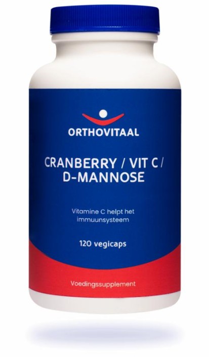 Orthovitaal Cranberry / vitamine C / D-Mannose (120 Vegetarische capsules)